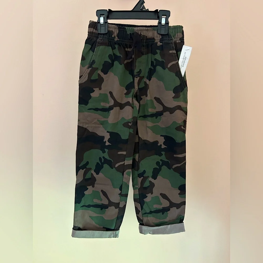 Camo Print Pull-On Pants | Boys XS (4/5) | New With Tag